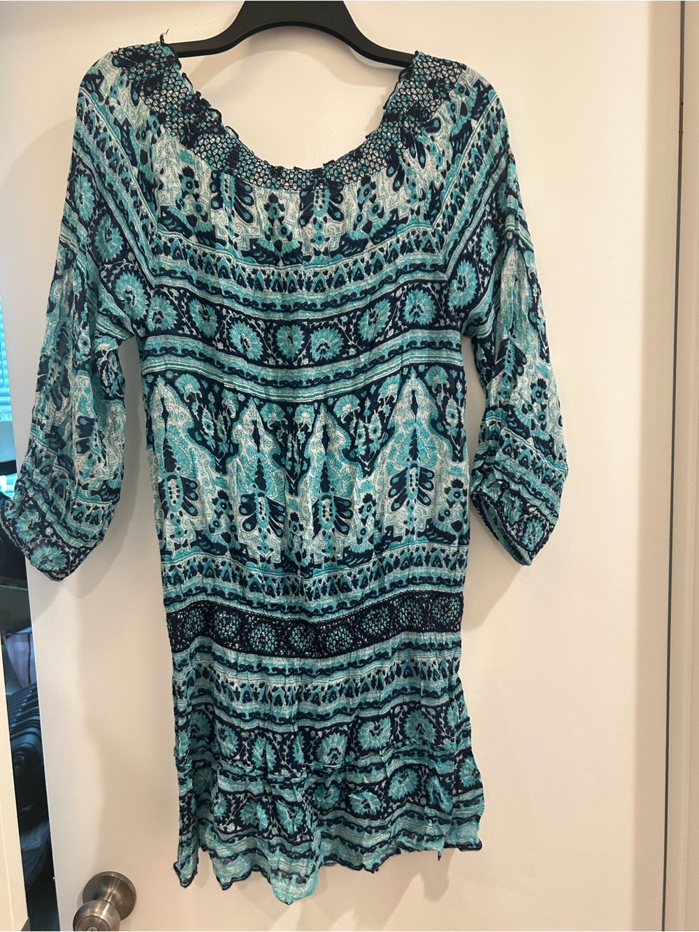 Calypso bohemian off shoulder dress